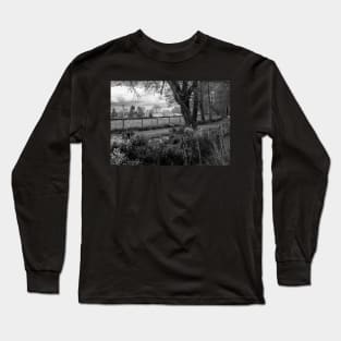 The woodland path in rural Norfolk, UK Long Sleeve T-Shirt